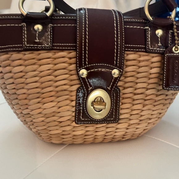 Coach wicker bag - Picture 12 of 14